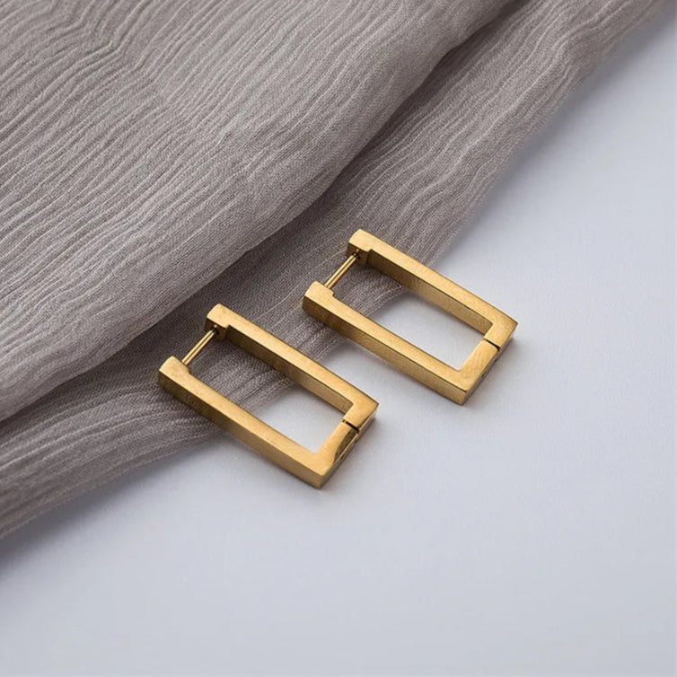 Stainless Steel Geometric Earrings