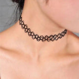 Fashion Elastic Braided Choker Necklace