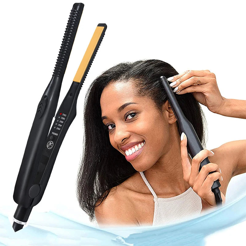 2 In 1 Hair Straightener Hair Curler Iron