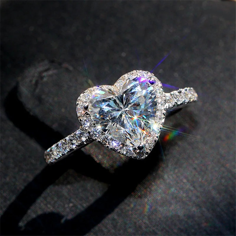 Stones Wedding Ring Engagement Jewelry