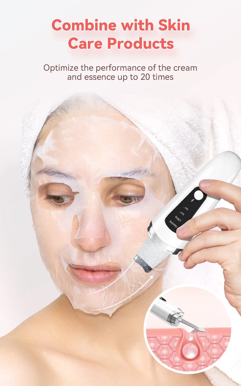 Ultrasonic Skin Scrubber Device