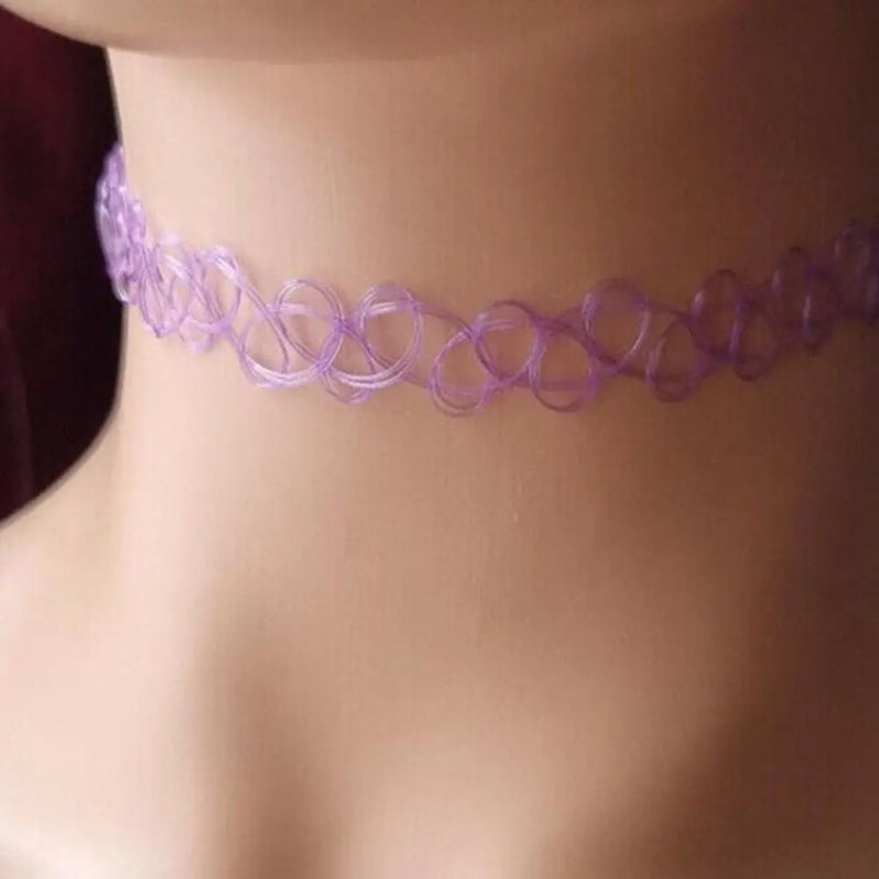 Fashion Elastic Braided Choker Necklace