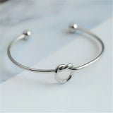 Vintage Stainless Steel Woven Twist Bracelet