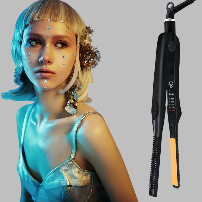 2 In 1 Hair Straightener Hair Curler Iron