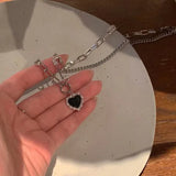 Sterling Silver Three-Layer Necklace