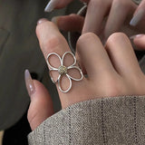 925 Sterling Silver Flower Ring