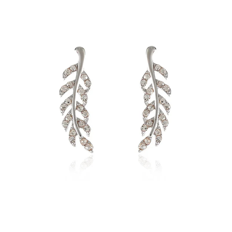 Hollow Out Leaves Earrings