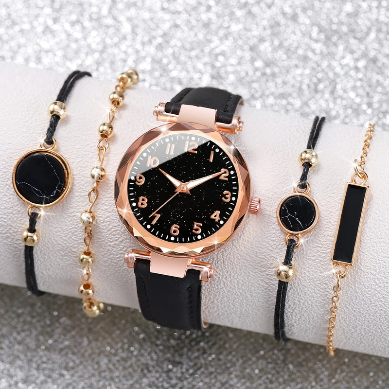 Starry Sky Dial Quartz Watch