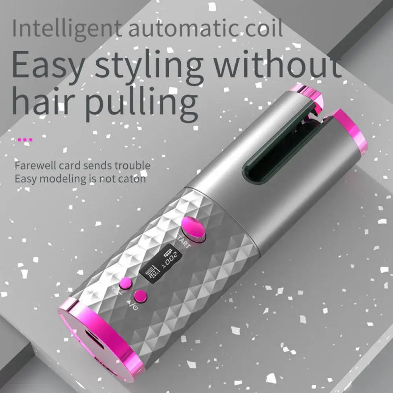 Automatic Wireless Hair Curling Iron