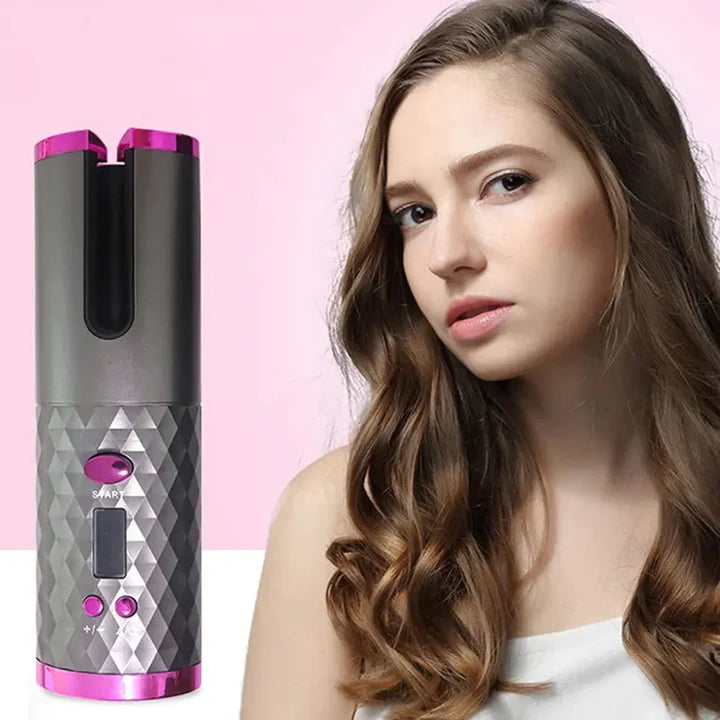 Automatic Wireless Hair Curling Iron